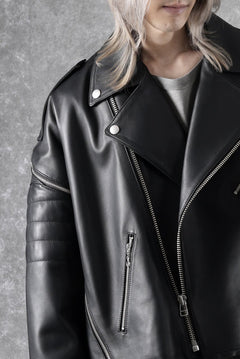 画像をギャラリービューアに読み込む, FACETASM×AVIREX ZIP DOUBLE RIDERS JACKET (BLACK)