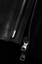 画像をギャラリービューアに読み込む, ierib EX-Collared Zip Jacket / Horse Nubuck Leather (BLACK)