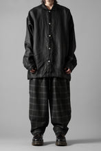 画像をギャラリービューアに読み込む, N/07 exclusive EASY WAIST TAPERED PANTS / T/R DOUBLE SIDE BRUSHED 2WAY STRETCH (CHECK)