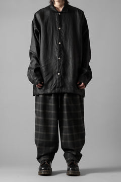 画像をギャラリービューアに読み込む, N/07 exclusive EASY WAIST TAPERED PANTS / T/R DOUBLE SIDE BRUSHED 2WAY STRETCH (CHECK)