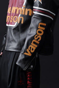 画像をギャラリービューアに読み込む, mastermind WORLD × VANSON STAR JACKET (BLACK)