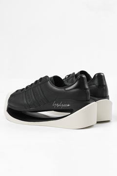 画像をギャラリービューアに読み込む, Y-3 Yohji Yamamoto GENDO SUPER STAR (BLACK x BLACK x CREAM WHITE)