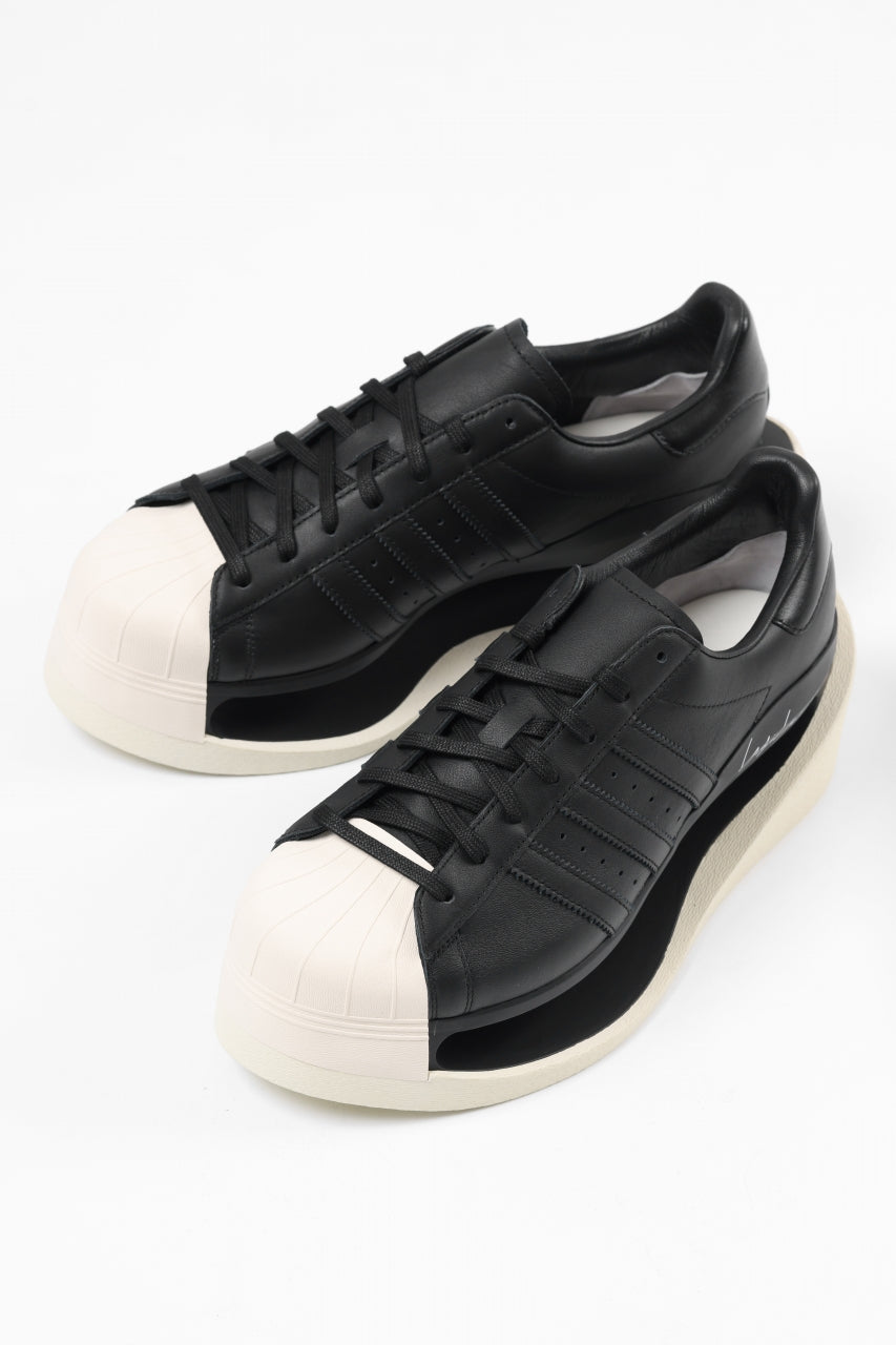 画像をギャラリービューアに読み込む, Y-3 Yohji Yamamoto GENDO SUPER STAR (BLACK x BLACK x CREAM WHITE)