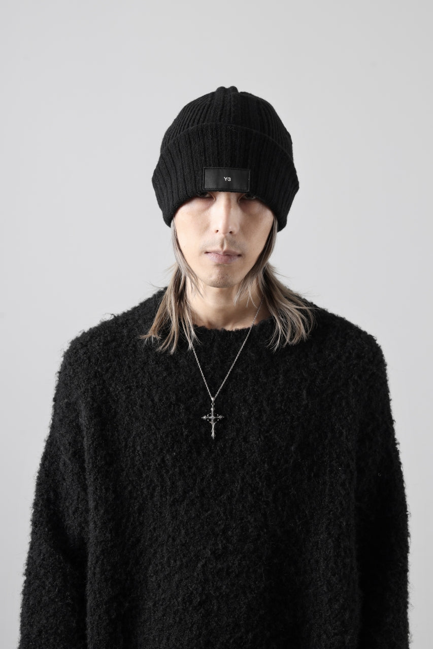 画像をギャラリービューアに読み込む, Y-3 Yohji Yamamoto KNIT BEANIE (BLACK)