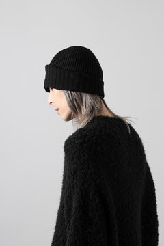 画像をギャラリービューアに読み込む, Y-3 Yohji Yamamoto KNIT BEANIE (BLACK)