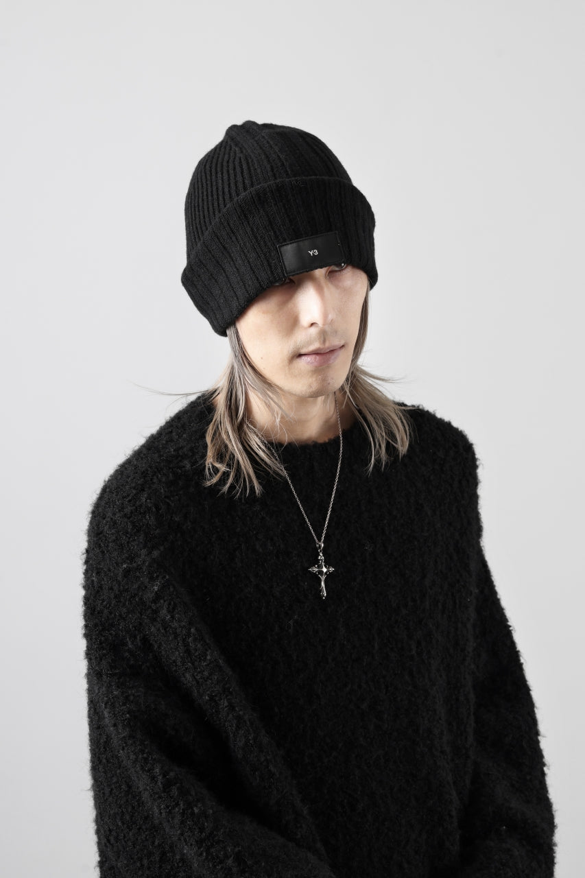 画像をギャラリービューアに読み込む, Y-3 Yohji Yamamoto KNIT BEANIE (BLACK)