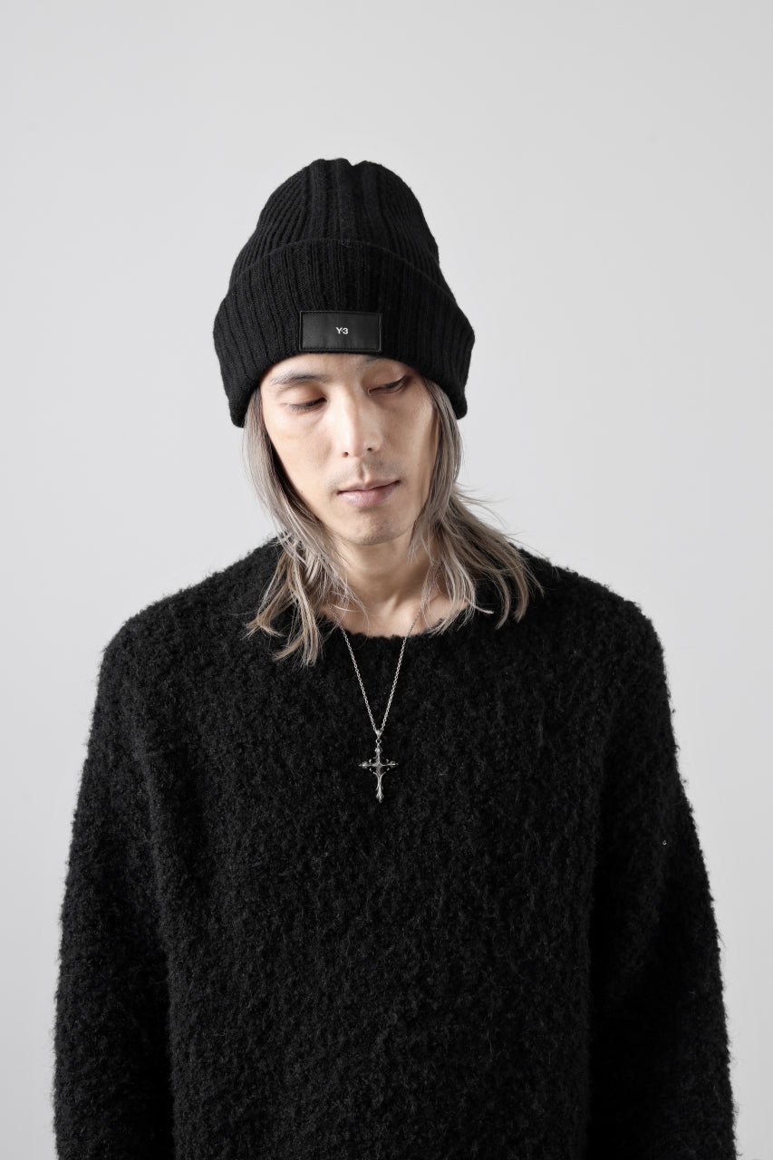 画像をギャラリービューアに読み込む, Y-3 Yohji Yamamoto KNIT BEANIE (BLACK)