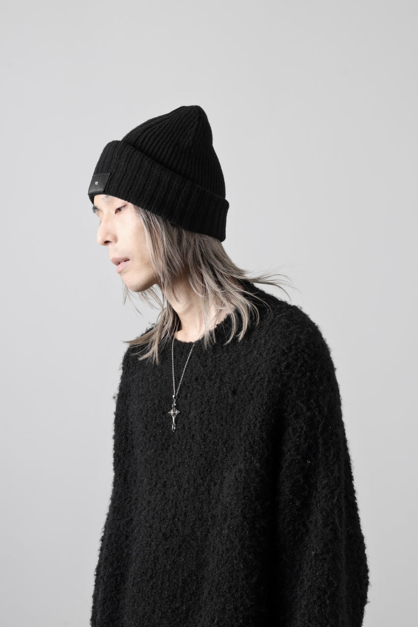 画像をギャラリービューアに読み込む, Y-3 Yohji Yamamoto KNIT BEANIE (BLACK)