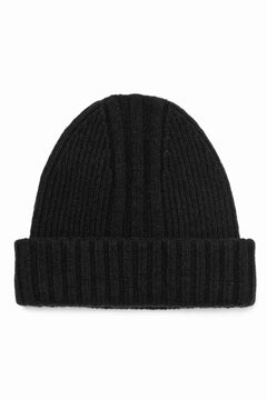 画像をギャラリービューアに読み込む, Y-3 Yohji Yamamoto KNIT BEANIE (BLACK)