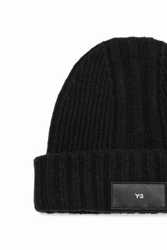 画像をギャラリービューアに読み込む, Y-3 Yohji Yamamoto KNIT BEANIE (BLACK)