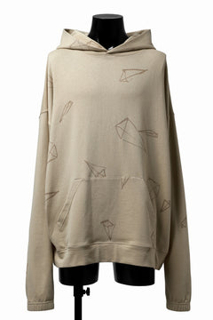 画像をギャラリービューアに読み込む, A.F ARTEFACT PYRA PATTERN PRINT SWEAT HOODIE (BEIGE)