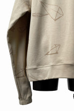 画像をギャラリービューアに読み込む, A.F ARTEFACT PYRA PATTERN PRINT SWEAT HOODIE (BEIGE)