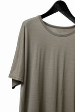 画像をギャラリービューアに読み込む, COLINA DOLMAN S/S TEE / SUPER 120s WASHABLE WOOL JERSEY (SEPIA)