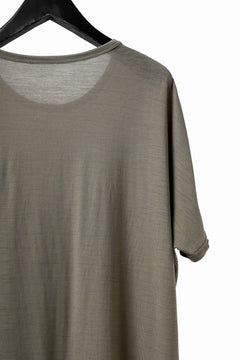 画像をギャラリービューアに読み込む, COLINA DOLMAN S/S TEE / SUPER 120s WASHABLE WOOL JERSEY (SEPIA)