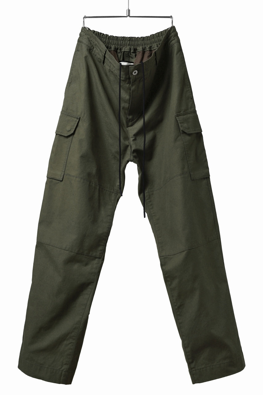 画像をギャラリービューアに読み込む, N/07 MILITARY TROUSERS M47 / LIGHT-WEIGHT DUCK (OLIVE)