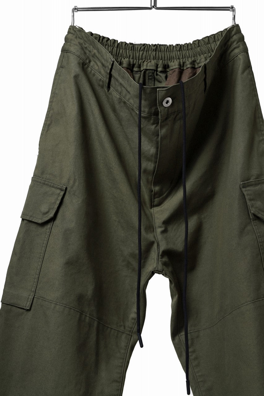 画像をギャラリービューアに読み込む, N/07 MILITARY TROUSERS M47 / LIGHT-WEIGHT DUCK (OLIVE)