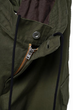 画像をギャラリービューアに読み込む, N/07 MILITARY TROUSERS M47 / LIGHT-WEIGHT DUCK (OLIVE)