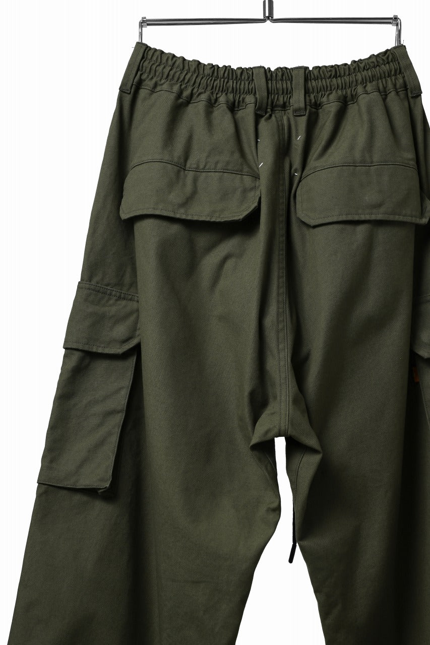 画像をギャラリービューアに読み込む, N/07 MILITARY TROUSERS M47 / LIGHT-WEIGHT DUCK (OLIVE)