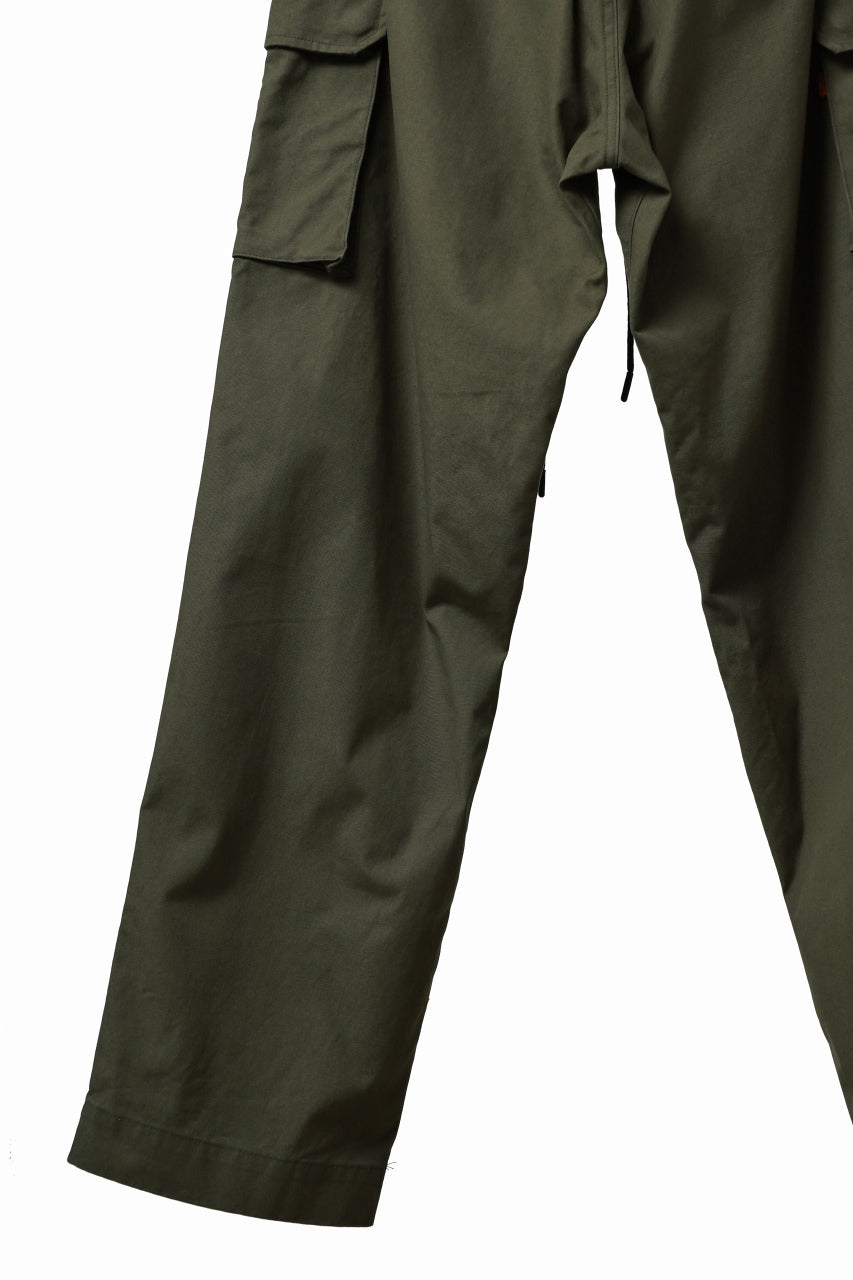 画像をギャラリービューアに読み込む, N/07 MILITARY TROUSERS M47 / LIGHT-WEIGHT DUCK (OLIVE)