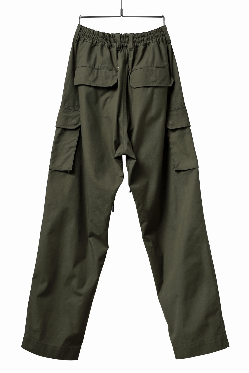画像をギャラリービューアに読み込む, N/07 MILITARY TROUSERS M47 / LIGHT-WEIGHT DUCK (OLIVE)