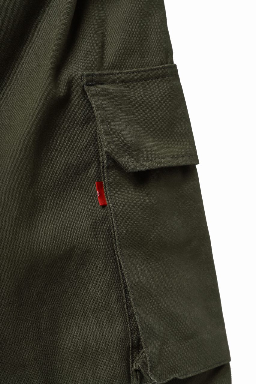 画像をギャラリービューアに読み込む, N/07 MILITARY TROUSERS M47 / LIGHT-WEIGHT DUCK (OLIVE)