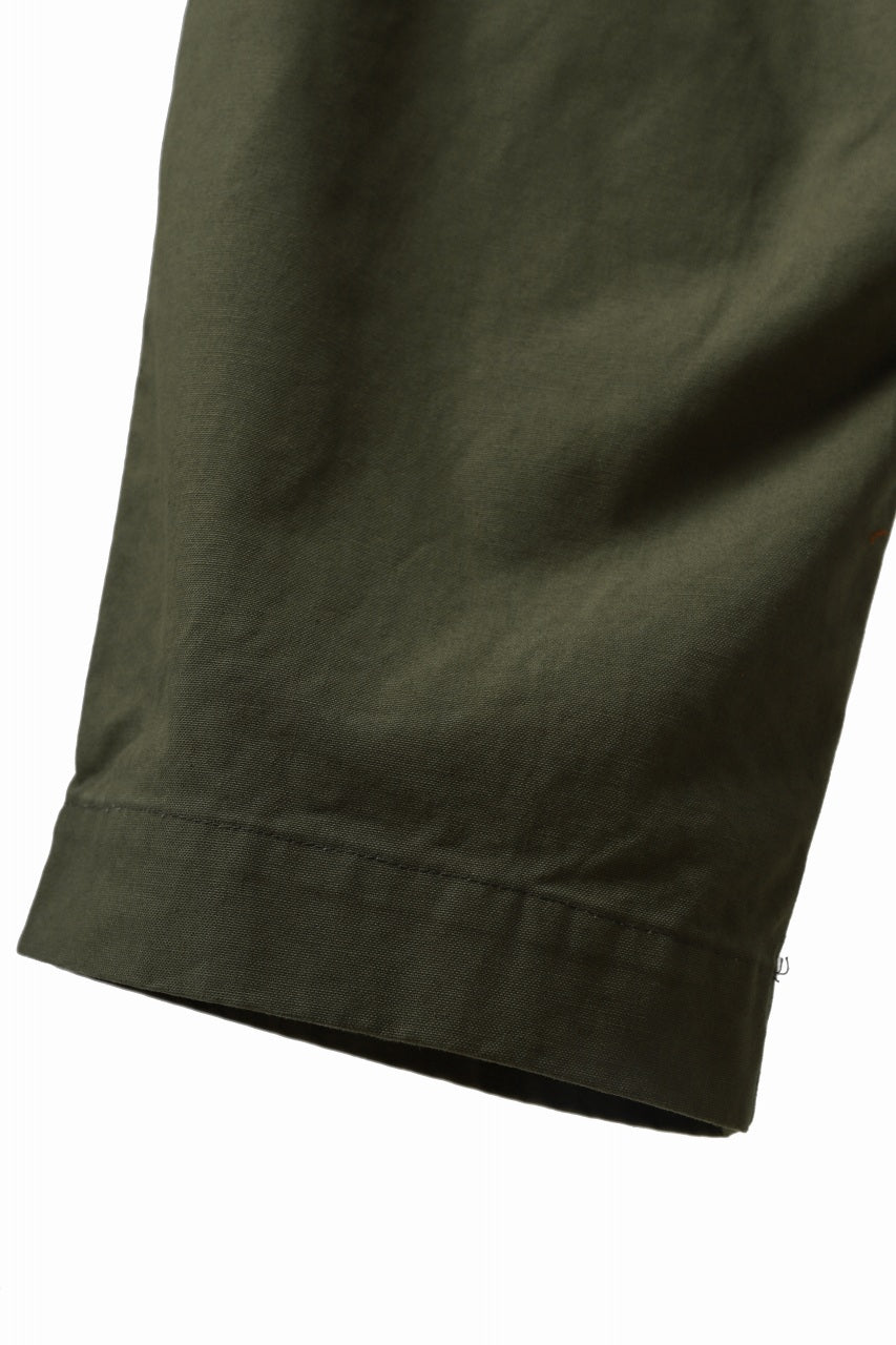 画像をギャラリービューアに読み込む, N/07 MILITARY TROUSERS M47 / LIGHT-WEIGHT DUCK (OLIVE)
