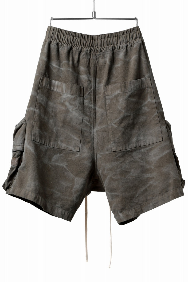 A.F ARTEFACT RUGGED CARGO SHORTS / VINTAGE DYED (KHAKI)の