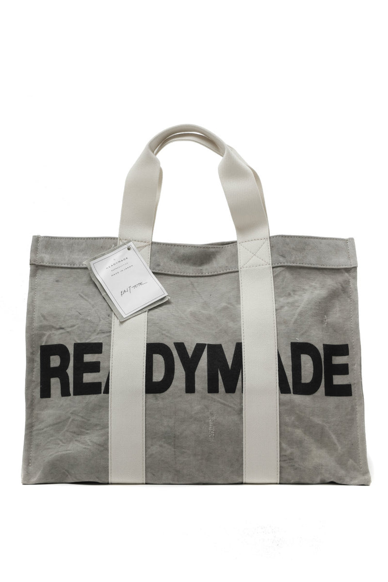 READYMADE EASY TOTE BAG LARGE (WHITE #a)