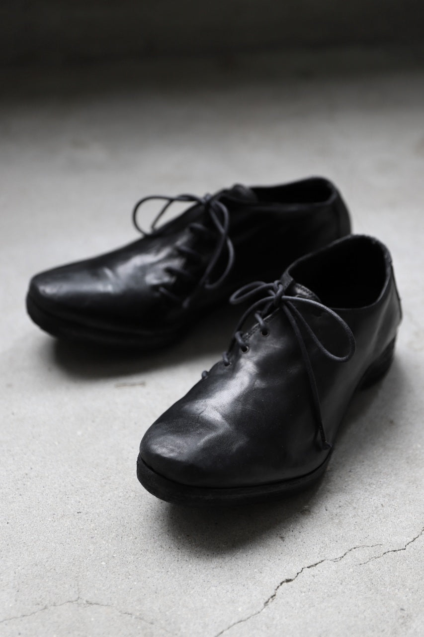 incarnation x DEVOA HORSE LEATHER DERBY SHOES / OBJECT DYED (BLACK)