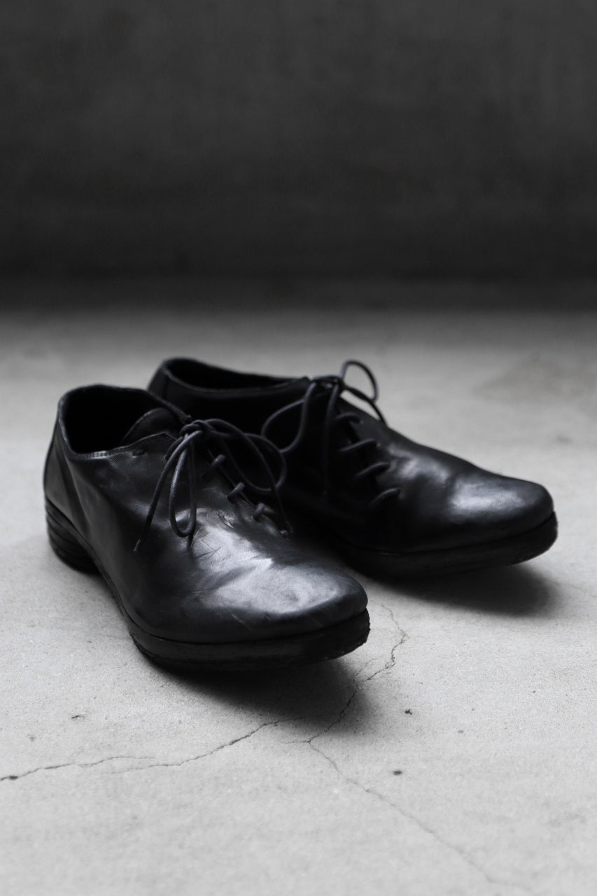 incarnation x DEVOA HORSE LEATHER DERBY SHOES / OBJECT DYED (BLACK)