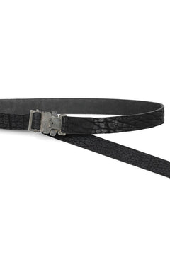 画像をギャラリービューアに読み込む, ierib detachable buckle belt / one piece rough bull (BLACK)