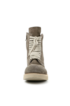 Load image into Gallery viewer, A.F ARTEFACT x Portaille LACE-UP SIDE ZIP BOOTS / SOFT SUEDE (GREIGE)