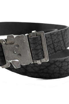 画像をギャラリービューアに読み込む, ierib detachable buckle belt / one piece rough bull (BLACK)