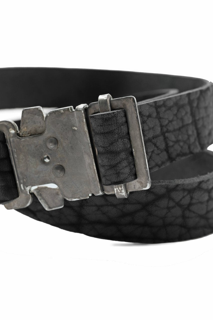 画像をギャラリービューアに読み込む, ierib detachable buckle belt / one piece rough bull (BLACK)