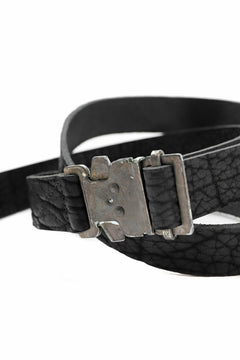 画像をギャラリービューアに読み込む, ierib detachable buckle belt / one piece rough bull (BLACK)