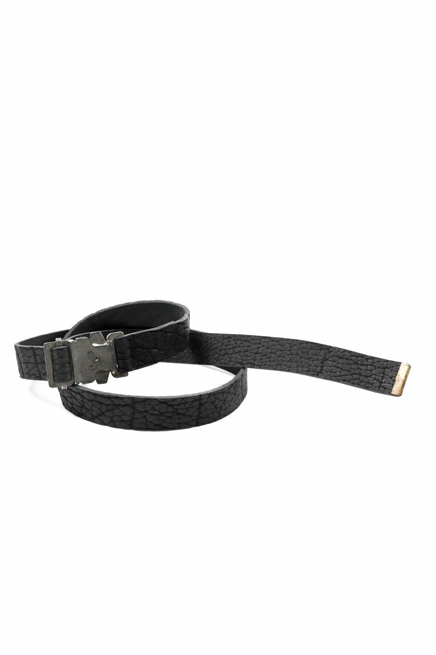 画像をギャラリービューアに読み込む, ierib detachable buckle belt / one piece rough bull (BLACK)