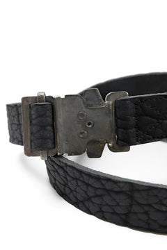 画像をギャラリービューアに読み込む, ierib detachable buckle belt / one piece rough bull (BLACK)
