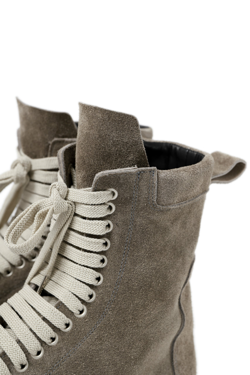 Load image into Gallery viewer, A.F ARTEFACT x Portaille LACE-UP SIDE ZIP BOOTS / SOFT SUEDE (GREIGE)