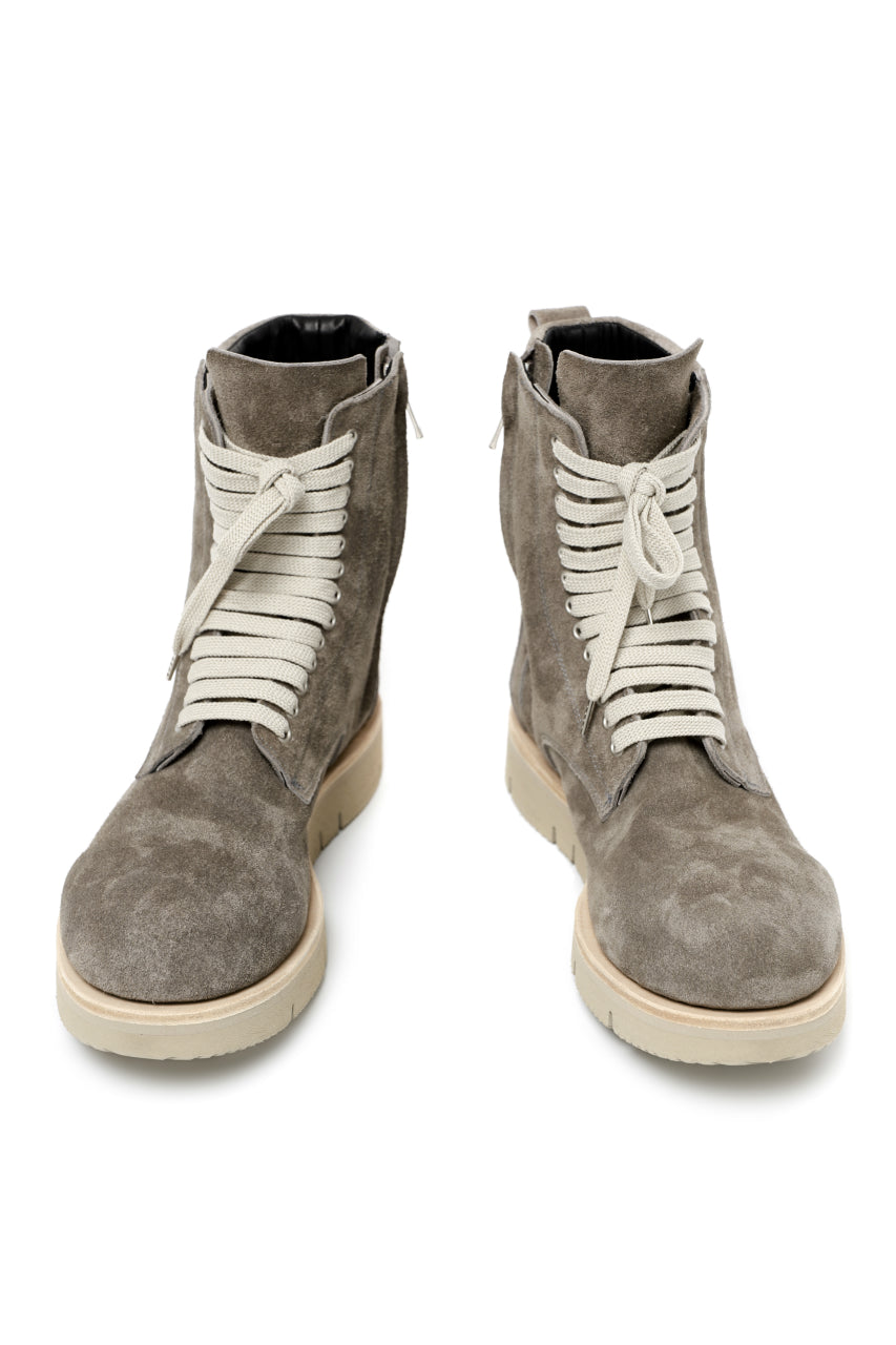 画像をギャラリービューアに読み込む, A.F ARTEFACT × Portaille LACE-UP SIDE ZIP BOOTS / SOFT SUEDE (GREIGE)