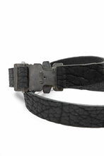 画像をギャラリービューアに読み込む, ierib detachable buckle belt / one piece rough bull (BLACK)