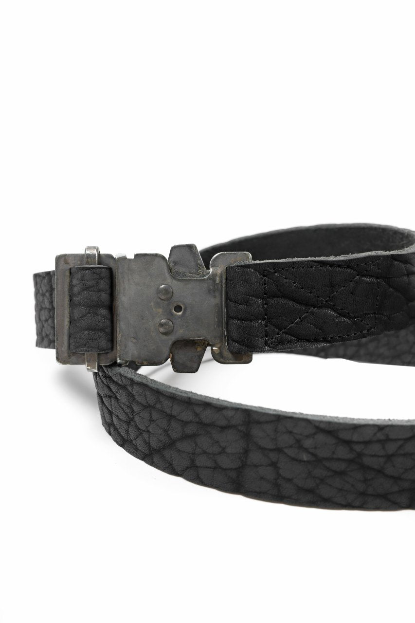 画像をギャラリービューアに読み込む, ierib detachable buckle belt / one piece rough bull (BLACK)