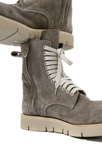 Load image into Gallery viewer, A.F ARTEFACT x Portaille LACE-UP SIDE ZIP BOOTS / SOFT SUEDE (GREIGE)