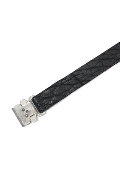 画像をギャラリービューアに読み込む, ierib detachable buckle belt / one piece rough bull (BLACK)