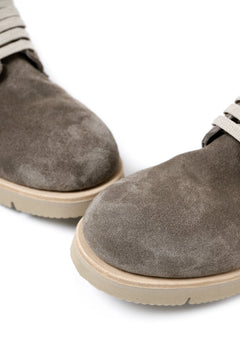 Load image into Gallery viewer, A.F ARTEFACT x Portaille LACE-UP SIDE ZIP BOOTS / SOFT SUEDE (GREIGE)