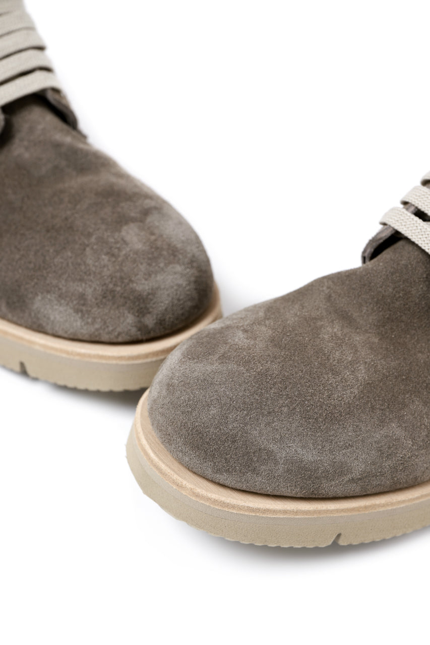 Load image into Gallery viewer, A.F ARTEFACT x Portaille LACE-UP SIDE ZIP BOOTS / SOFT SUEDE (GREIGE)