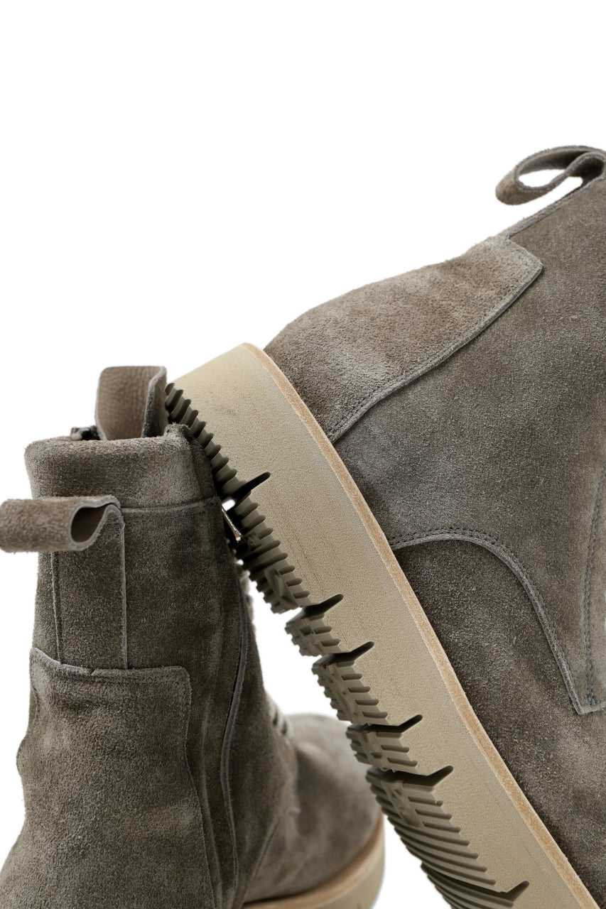 Load image into Gallery viewer, A.F ARTEFACT x Portaille LACE-UP SIDE ZIP BOOTS / SOFT SUEDE (GREIGE)