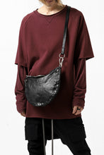 画像をギャラリービューアに読み込む, ISAMU KATAYAMA BACKLASH exclusive 2WAY BAM BAG / ITALY SHOULDER OBJECT DYED (BLACK)