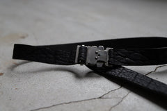 画像をギャラリービューアに読み込む, ierib detachable buckle belt / one piece rough bull (BLACK)