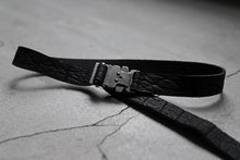 画像をギャラリービューアに読み込む, ierib detachable buckle belt / one piece rough bull (BLACK)