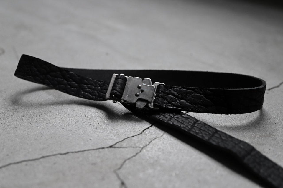 画像をギャラリービューアに読み込む, ierib detachable buckle belt / one piece rough bull (BLACK)